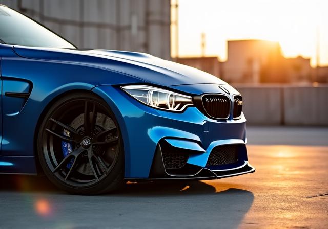 BMW M4 com modificações de performance