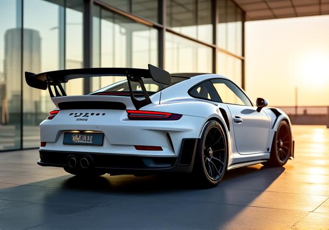 Porsche 911 GT3 com modificações aerodinâmicas